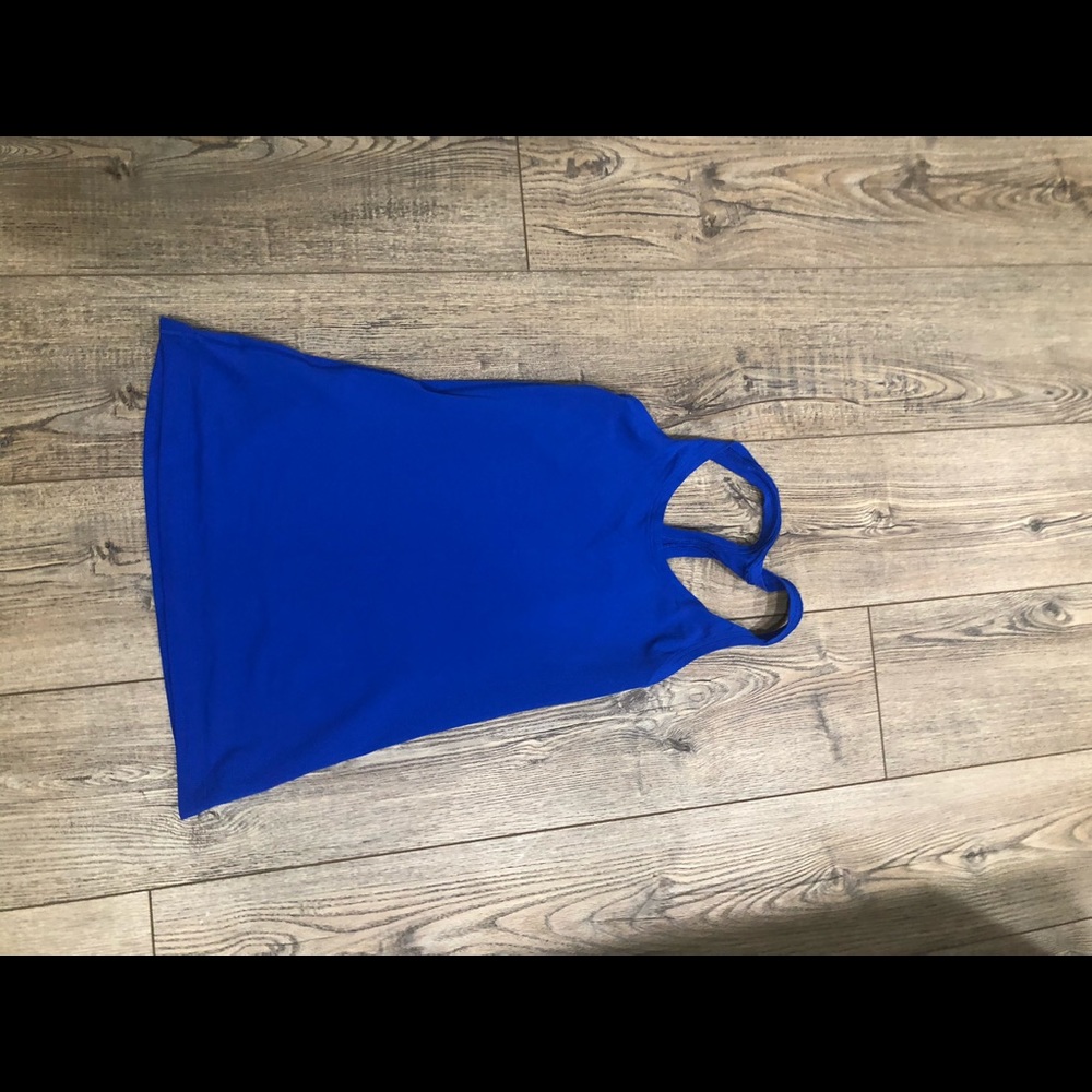 Lululemon racerback tank- blue size 6
